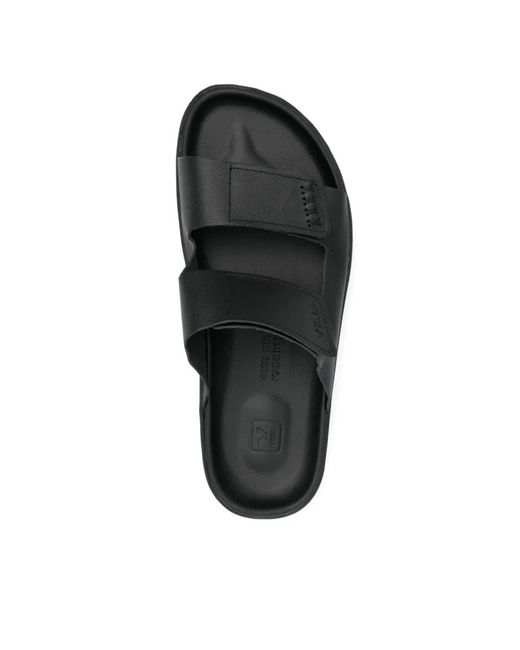 Veja Schoenen ,Zwart ,Leren Volledige Pantoffels in het Black