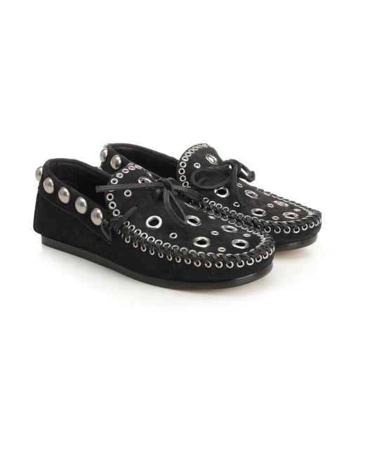 Isabel Marant Black Loafers