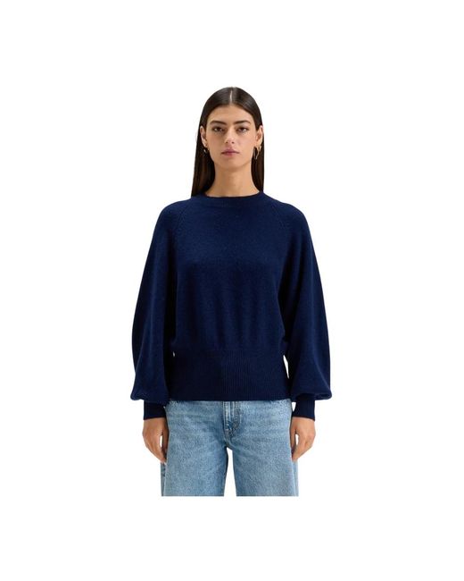 Bellerose Blue Round-Neck Knitwear