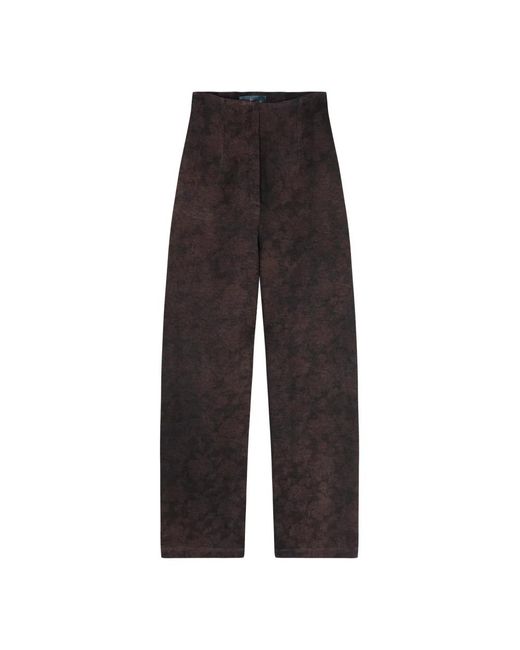 Cortana Gray Straight Trousers