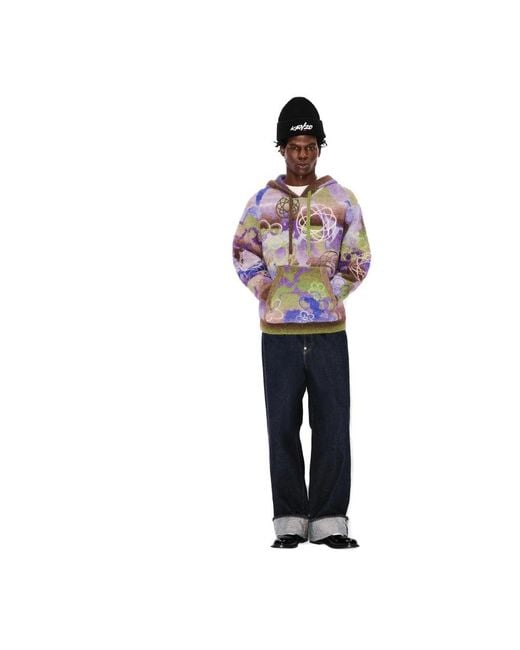 KENZO Blue Hoodies for men