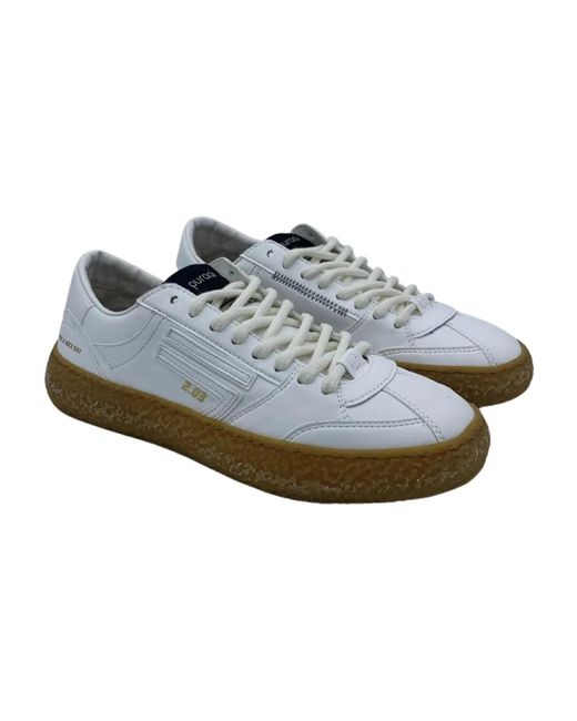 PURAAI Gray Umweltfreundliche weiße amber sneakers