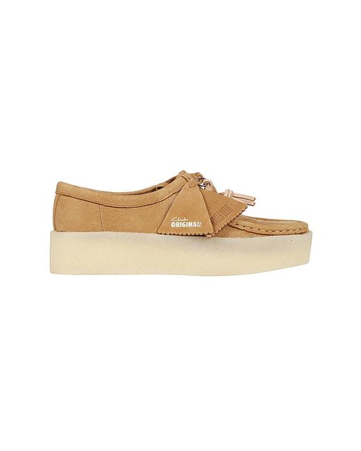 Clarks Natural Laced Shoes