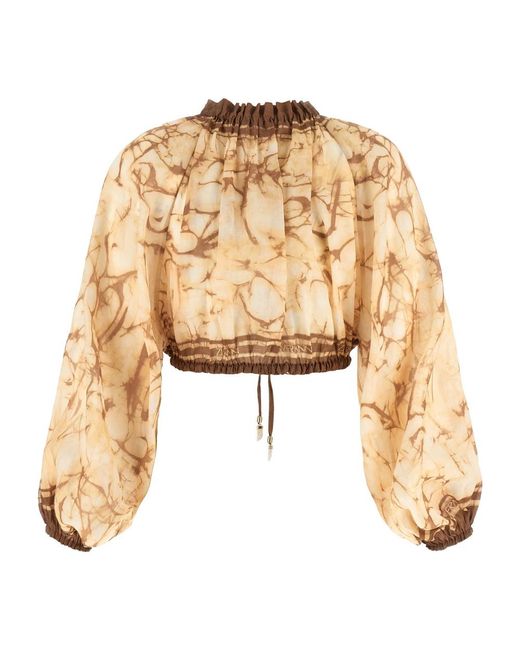 Zimmermann Natural Blouses