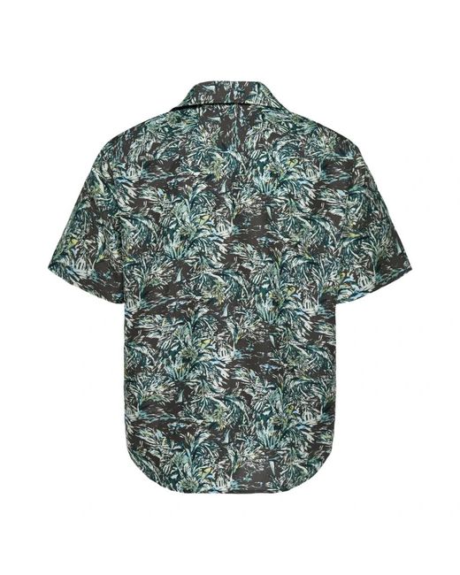 Auralee Green Short Sleeve Shirts for men