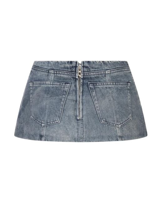 DIESEL Blue Denim Skirts