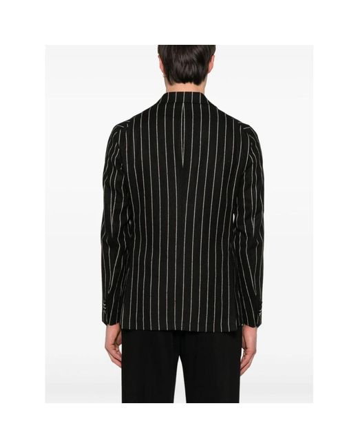 Blazers di Tagliatore in Black da Uomo
