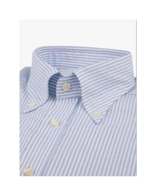 Stenstroms Overhemden ,Blauw ,Slimline Manchet Shirt in het Blue voor heren