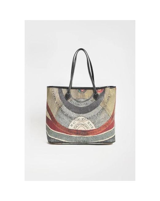 Gattinoni Gray Shopping Bags