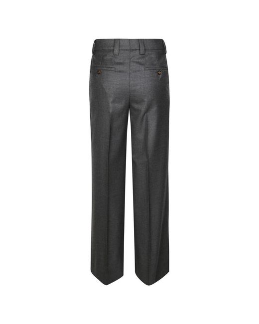 Incotex Gray Wide Trousers