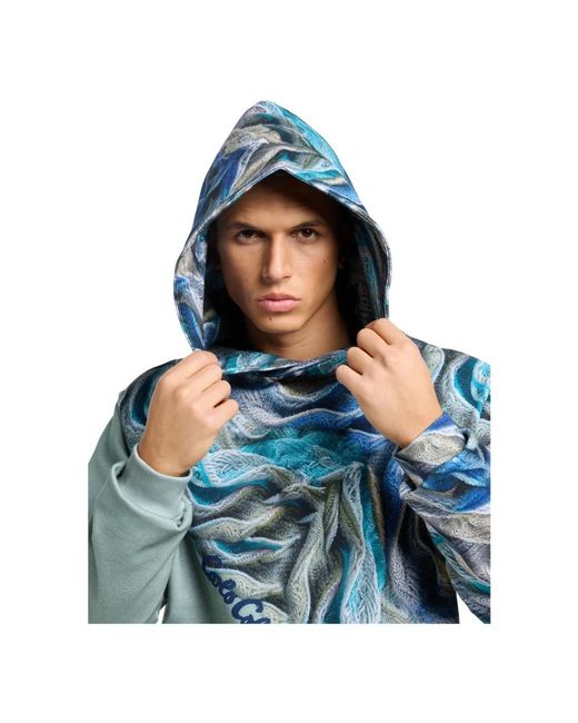 carlo colucci Blue Hoodies for men