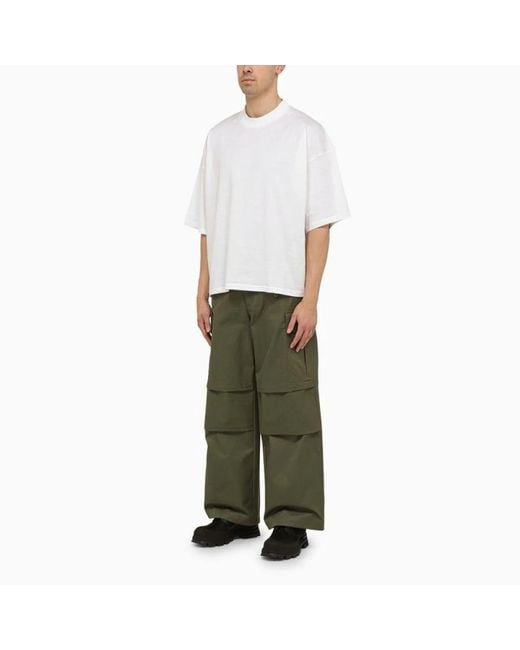 DARKPARK Green Wide Trousers for men