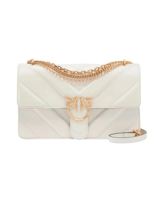 Pinko White Shoulder Bags