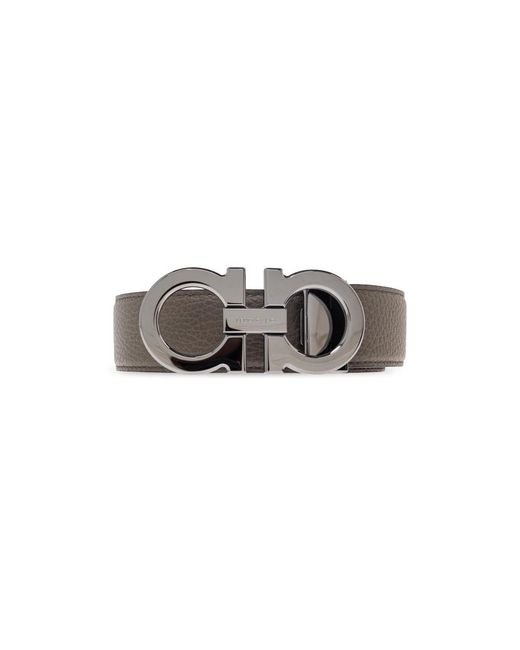 Ferragamo Doppelseitiger Gürtel in Gray für Herren