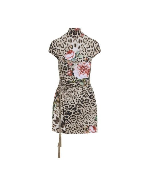 Roberto Cavalli Multicolor Short Dresses