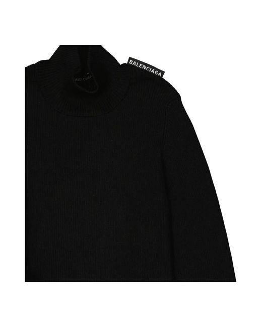 Balenciaga Seidenpullover in Black für Herren