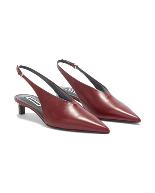 Jil Sander Red Pumps