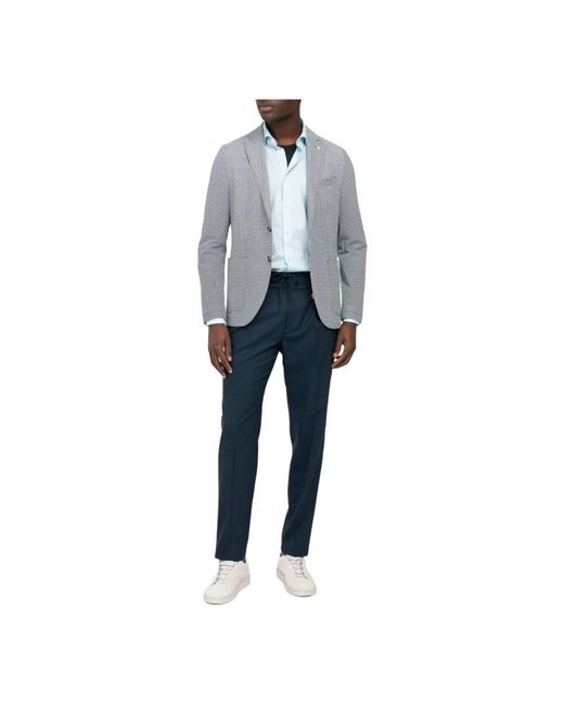Manuel Ritz Blue Blazers for men
