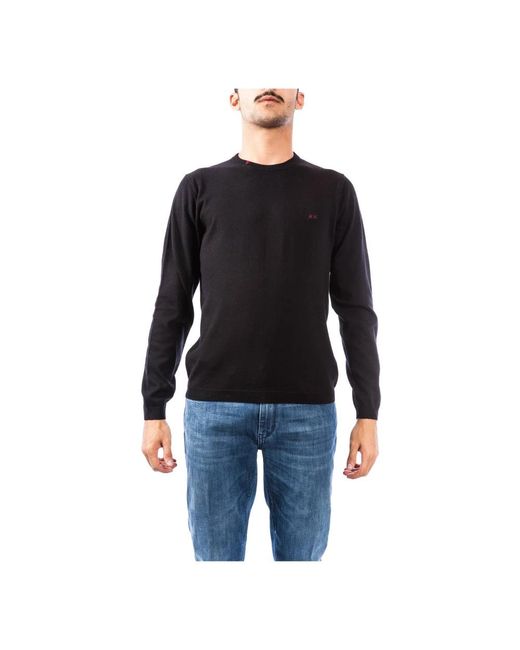 Sun 68 Black Sweatshirts for men