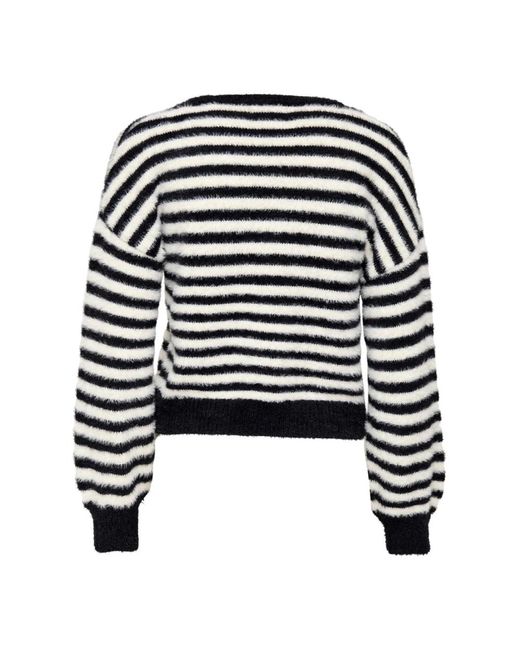 Round-Neck Knitwear ONLY en coloris Black
