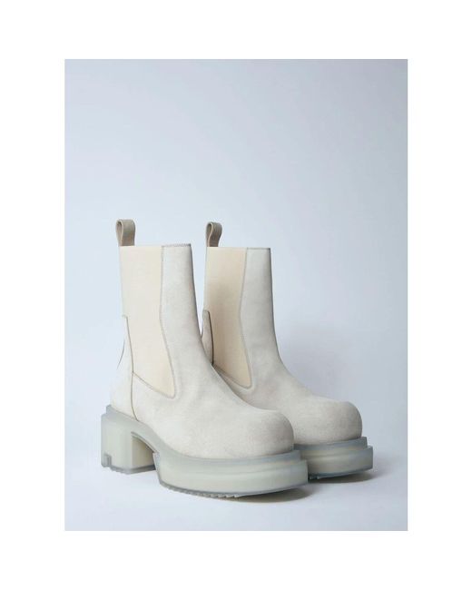 Heeled Boots di Rick Owens in Gray da Uomo
