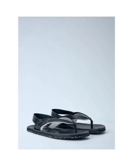 Kiko Kostadinov Blue Flat Sandals for men