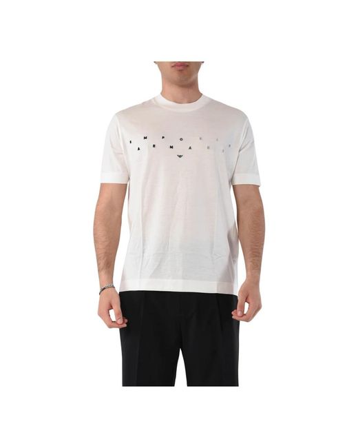 Emporio Armani White T-Shirts for men