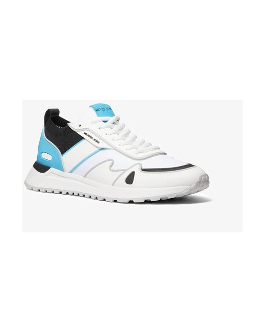 Michael Kors Stilvolle blau und weiß sneakers in White für Herren