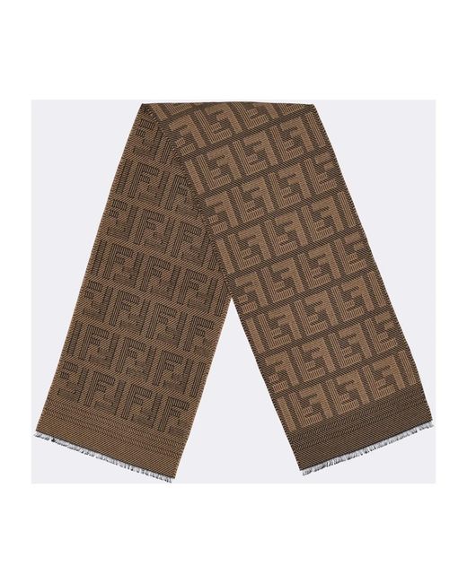 Accessories > scarves > winter scarves Fendi pour homme en coloris Brown