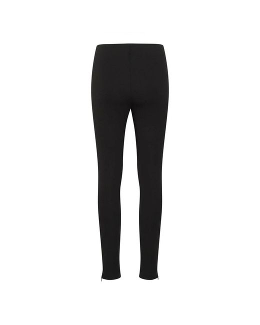 Slim-Fit Trousers di Part Two in Black