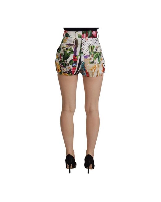 Dolce & Gabbana Blue Short Shorts