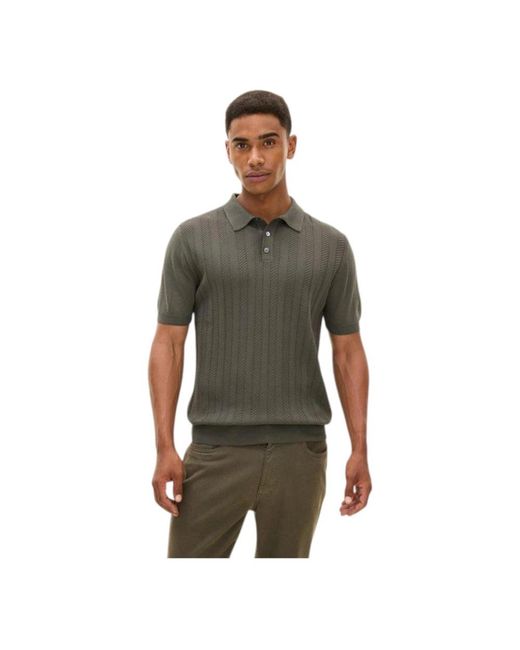 Oscar Jacobson Green Polo Shirts for men