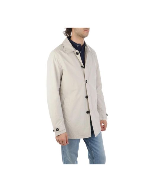 Save The Duck Natural Single-Breasted Coats for men