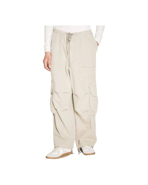 Wide Trousers Entire studios de hombre de color Natural