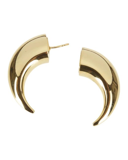MARINE SERRE Metallic Earrings