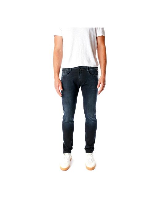 Replay Hyperflex jeans in Blue für Herren