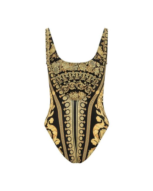 One-Piece Versace de color Metallic
