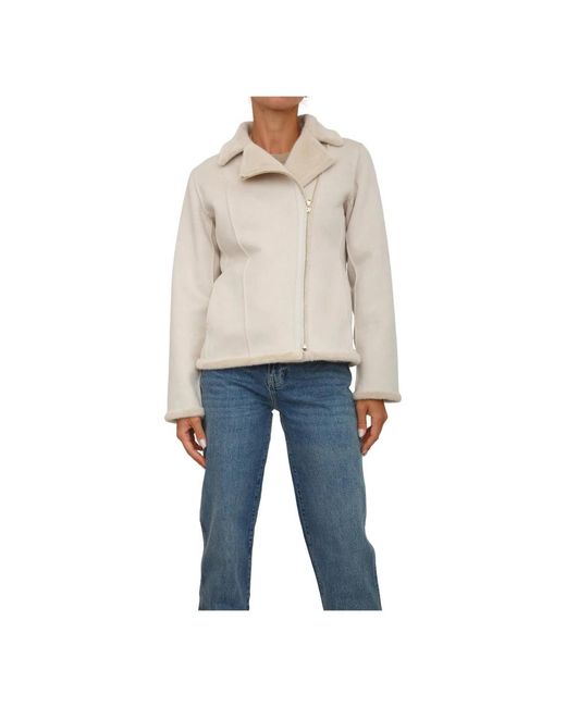 Marella Jassen ,Wit ,Polyester Ivoor Aspet Pellic Top in het Natural