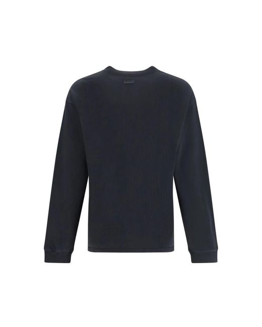 Dolce & Gabbana Geribbelde Crew Neck Sweater in het Blue voor heren