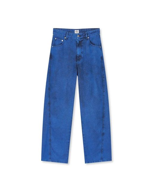 Mads Nørgaard Blue Straight Jeans