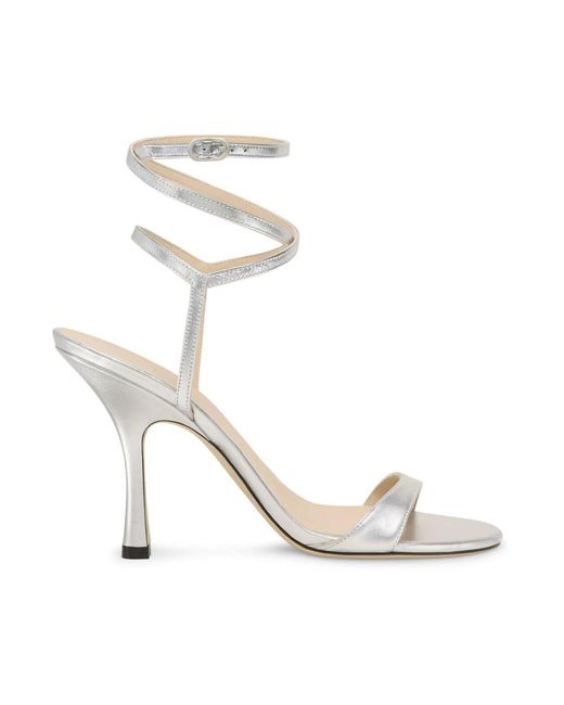 Stuart Weitzman White High Heel Sandals
