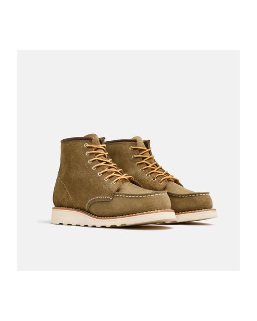 Red Wing Brown Lace-Up Boots