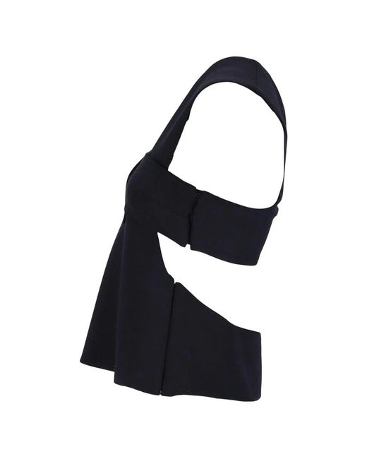 Sleeveless Tops Courreges en coloris Blue