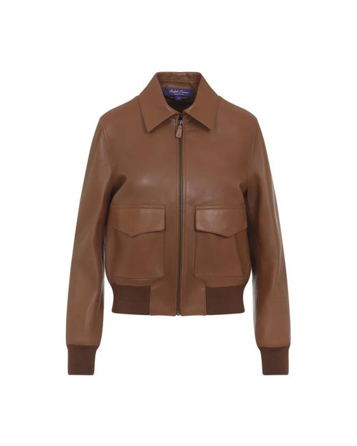 Ralph Lauren Brown Leather Jackets