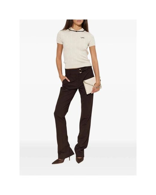 Valentino Garavani Natural Round-Neck Knitwear