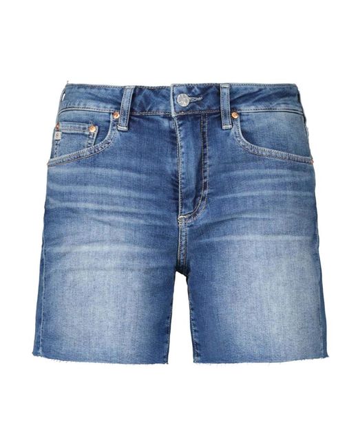 Shorts denim con vestibilità rilassata di AG Jeans in Blue