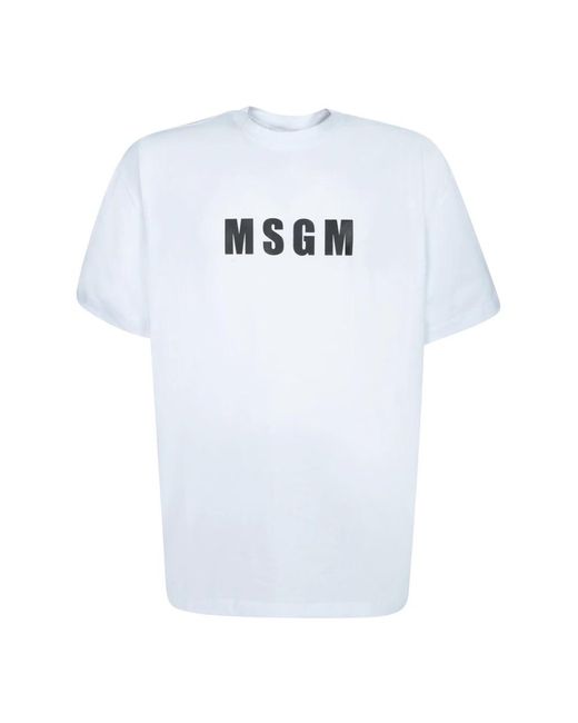 MSGM T-Shirts in het White voor heren