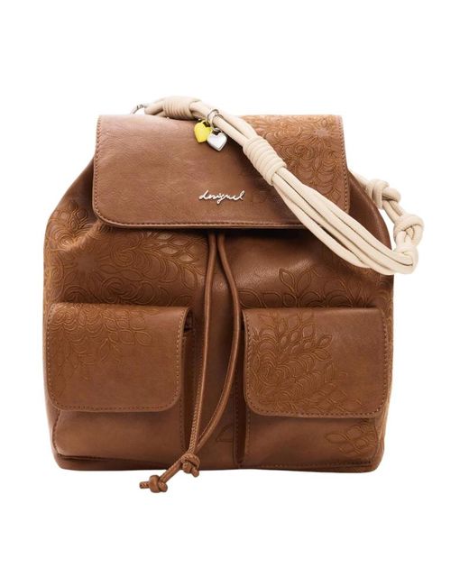Backpacks Desigual de color Brown