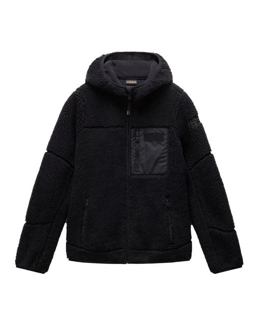 Napapijri Black Light Jackets for men