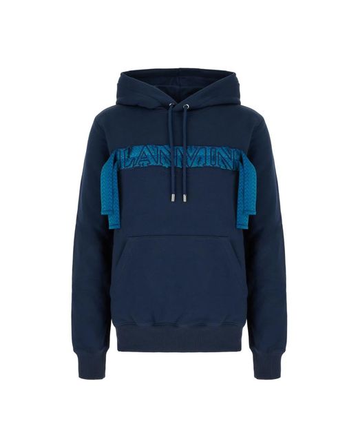Lanvin Blue Hoodies for men